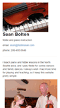 Mobile Screenshot of fiddlesean.com
